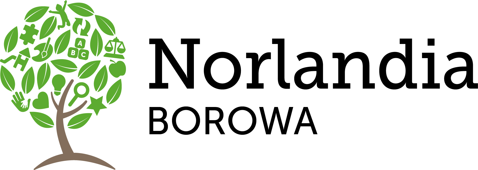 Norlandia Przedszkola Logo Horizontal BOROWA